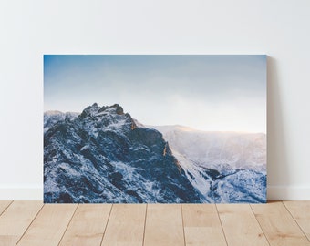 Mountain Landscape Photography Print - Landscape wall art - Mountain Wall Art - Cabin Decor - Nature wall art - Panoramic landscape - scenic