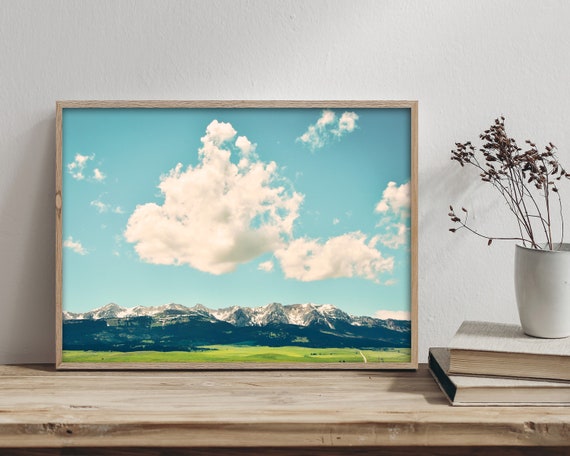 Mountain Wall Art - Landscape Wall Art - Nature Prints - Nature Wall Art - Large Wall Art - Living Room Wall Art - Panoramic Landscape