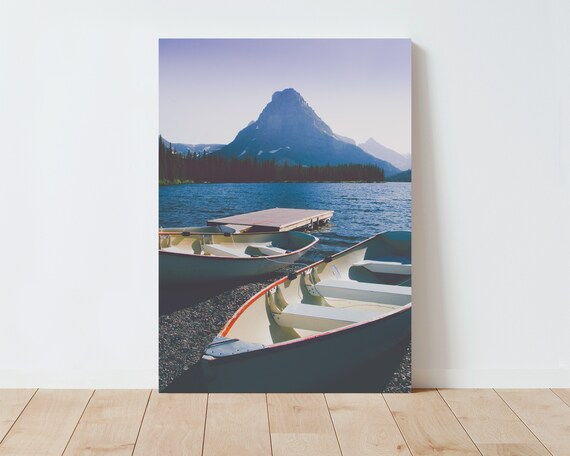 Dreamy Mountain Wilderness Photography - Glacier National Park - Mountain wall art - Mountain Print - Nature Wall Art - Nature Photography