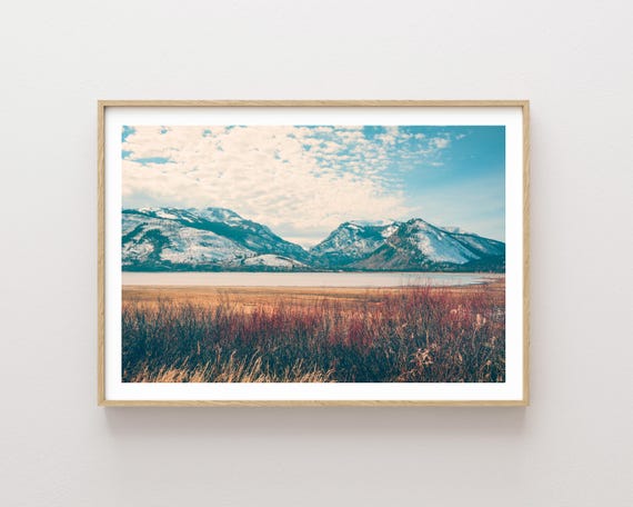 "Jackson Lake Shoreline" - Fine Art Western Mountains Nature Landscape Photography