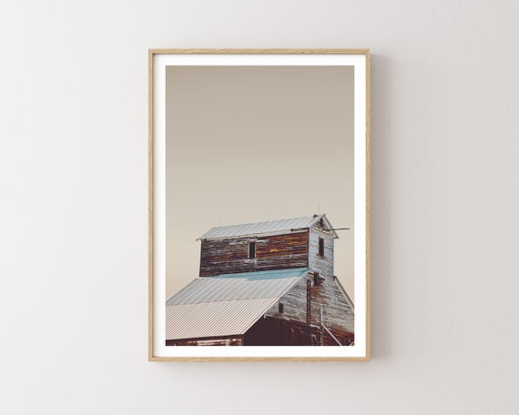 "Windows" - Rustic Western Grain Elevator Photography