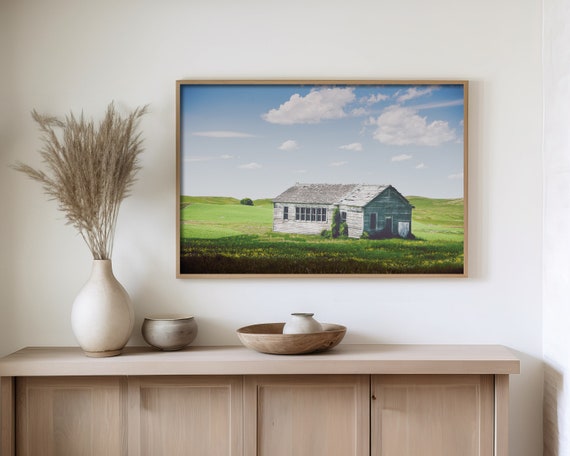 Fine Art Countryside Landscape Photography - Rustic wall art - Western Decor - Modern Farmhouse Decor - Large wall art - Rustic Prints - sky
