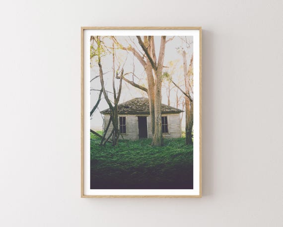 "Far From any Road" - Rustic Abandoned Farmhouse Western Landscape