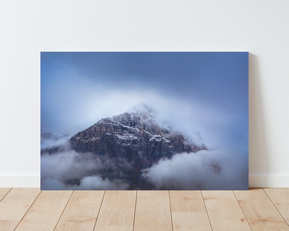 Mountain Landscape Wall Art - Nature Print - Large Wall Art - Panoramic Landscape - Living Room Wall Art - Cabin Decor - Farmhouse Decor