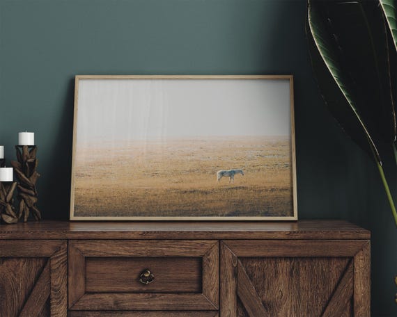 "Wanderer" - Dreamy Horse and Western Landscape Photography