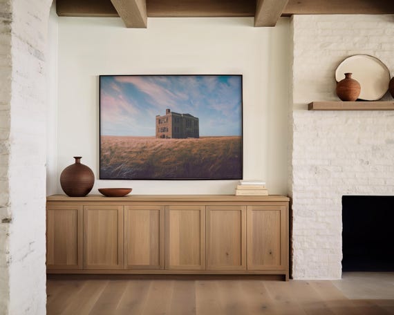 Western Landscape Photography - Western Art - Rustic art - Moody Landscape - Rustic Decor - Large wall art - American Gothic - Americana