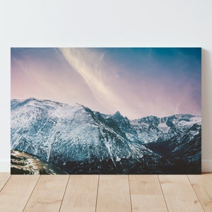 Scenic Mountain Landscape Photography - Rocky Mountain National Park - Colorado - Nature wall art - Mountain wall art - panoramic landscape