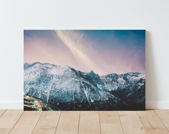 Scenic Mountain Landscape Photography - Rocky Mountain National Park - Colorado - Nature wall art - Mountain wall art - panoramic landscape