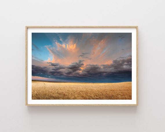 "Sky Splash" - Beautiful Sunset Clouds Landscape Photography