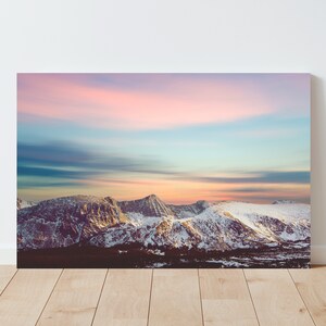 Rocky Mountains Landscape Wall Art - Rocky Mountain National Park - Mountain Wall Art - Western Decor - Colorado - Boho Decor - Nature Print
