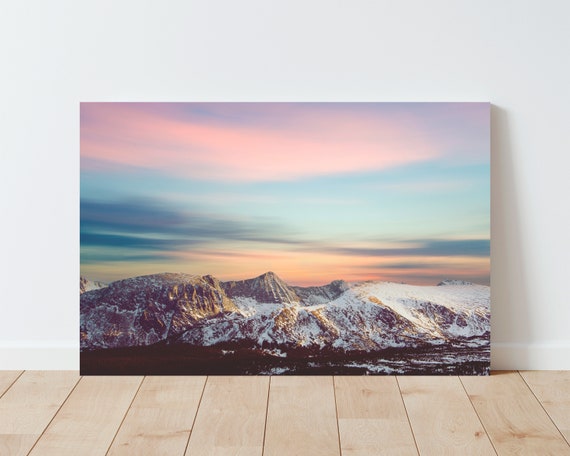 Rocky Mountains Landscape Wall Art - Rocky Mountain National Park - Mountain Wall Art - Western Decor - Colorado - Boho Decor - Nature Print