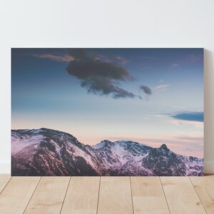 Dreamy Mountain Landscape Photography - Rocky Mountain National Park - Colorado - Mountain Wall Art - Panoramic Landscape - Nature Print