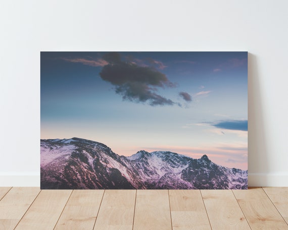 Dreamy Mountain Landscape Photography - Rocky Mountain National Park - Colorado - Mountain Wall Art - Panoramic Landscape - Nature Print