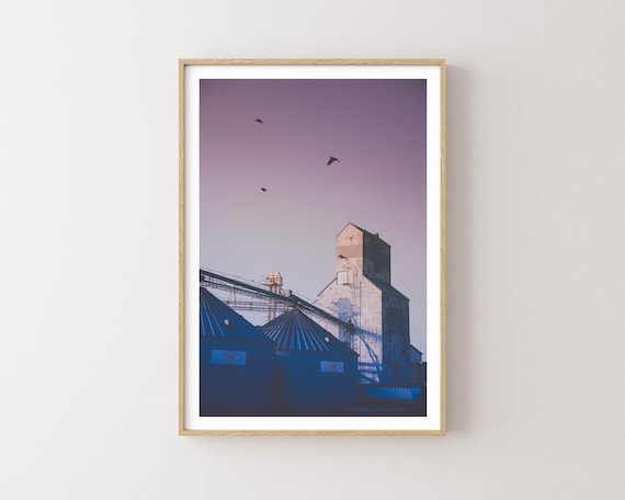 "Structures" - Fine Art Western Grain Elevator Photography