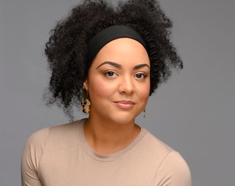 Satin Lined Stretch Headband | Wide Headband for Women | Protective Hair Accessory | Soft Everyday Headband
