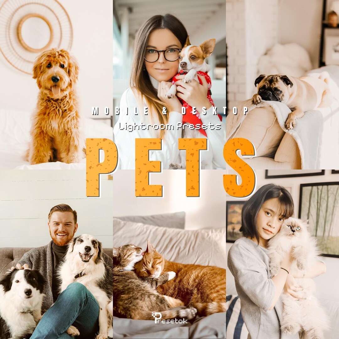 15 Pets Presets, Clean Crisp Tones for Dog & Cat Photography ...