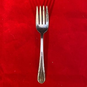 Argyle Silver Plate Salad Fork, International Silver Flatware, Antique / Vintage Fork, Collectible Fork Circa 1930s