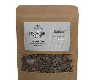 Headache Relief Herbal Tea | Natural Tension Support