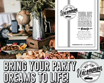 DIY Event Design Bundle: Printable Party Planner (Digital Download)
