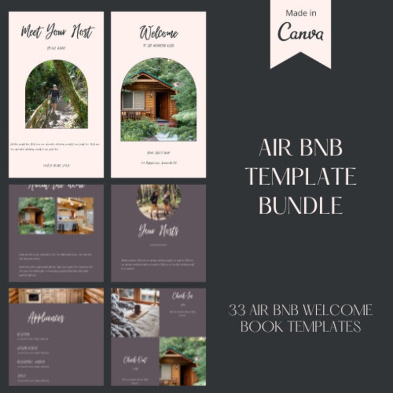 Charming House Manual Template for Your Vacation Rental Success Etsy