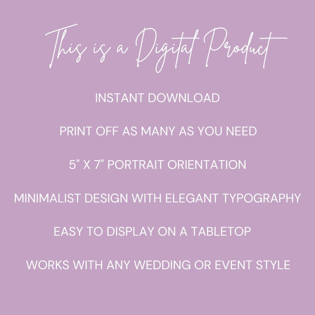 Digital Minimalist Photo Booth Sign - Etsy