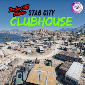 Stab City Clubhouse / Fivem l MLO l Juego de rol l Stabcity l Gang Hood / Optimizado / Modificado / Alta calidad