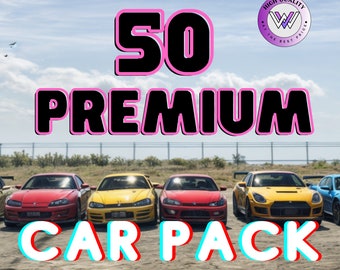 FiveM Premium Car Pack: 50 voertuigenpakket l Fivem Ready l Hoge kwaliteit l Geoptimaliseerd l Realistisch rijgedrag l GTA Car Pack l Fivem Car Pack