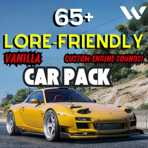 Fivem バニラ カーパック: 伝承に忠実 | ロールプレイ l バッジなしカーパック l | Fivem モッズ l ハンドリング対応 l カスタムエンジンサウンド