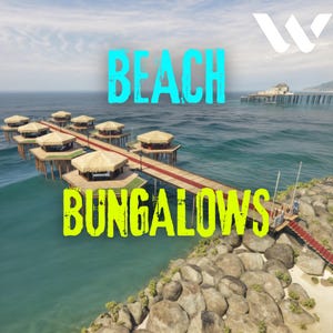 Strand-Bungalows | Fivem l MLO l Pierhäuser | Rollenspiel l Optimiert