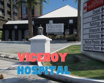 Vespucci Hospital : Viceroy Hospital  | FiveM | MLO l Vespucci l Fivem Ymap | Optimized | Mod | High Quality l FiveM Interior l GTA V