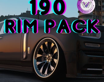 FiveM Custom Rims Pack | 190 Custom Addon Wheels | Optimized l  FiveM Ready