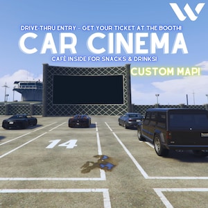 Mapa de cine de coches l Fivem l MLO l Mapa Y personalizado / Mods de Fivem l Optimizado l Juego de rol
