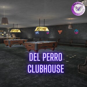 Clubhouse: Del Perro / Fivem l MLO l Nightclub l Gang Hood / Juego de rol / Mod / Alta calidad