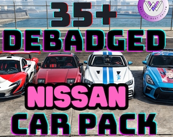 FiveM Nissan-Autopaket | Debadged – Markenlos | Fahrzeugpaket | Optimiert l Mod l Debadged l Custom Vehicle Pack l Grand Theft Auto 5 l FiveM