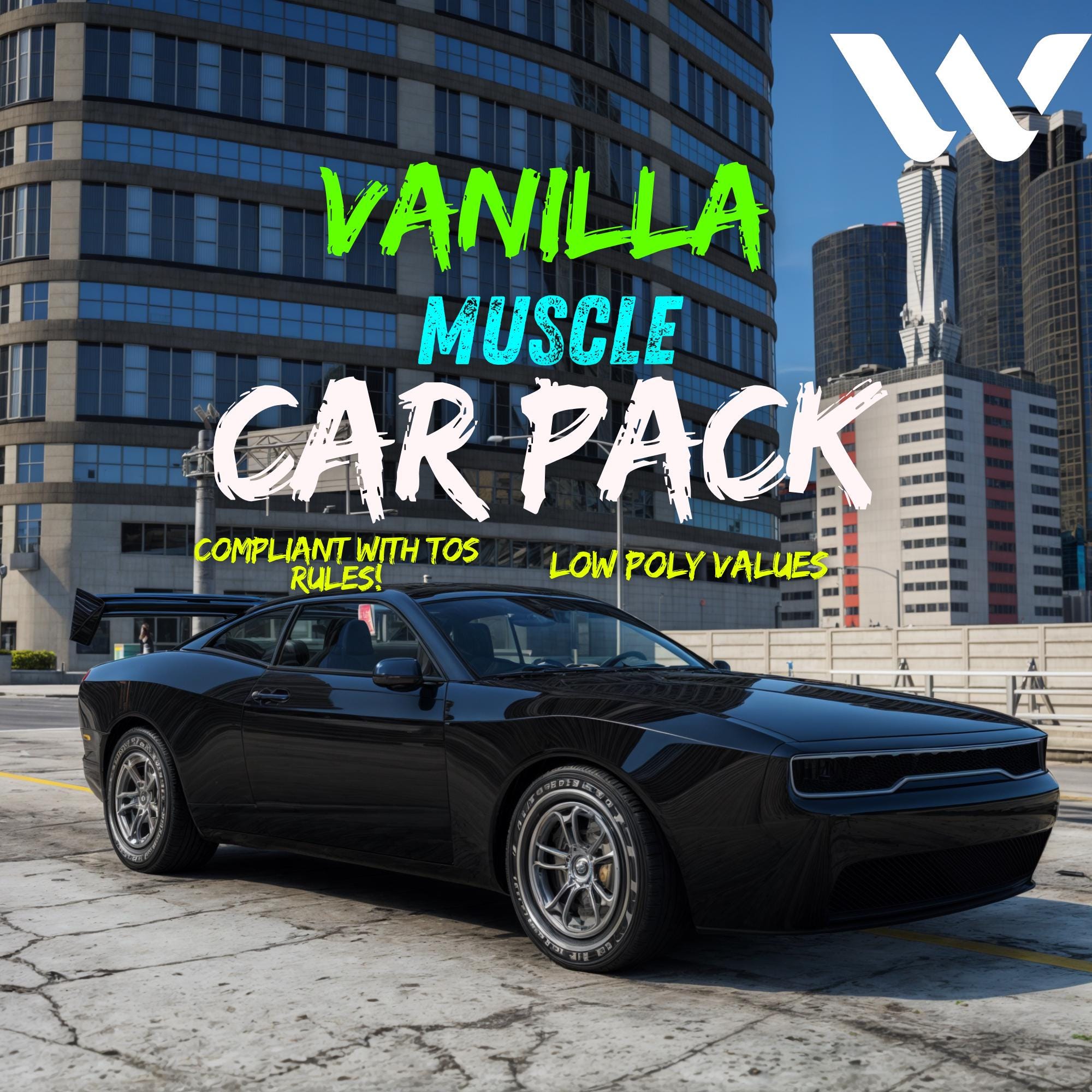 Fivem Muscle Car Pack : Lore-Friendly  | Debadged - Unbranded  l  Tos Cars l High Quality l Roleplay