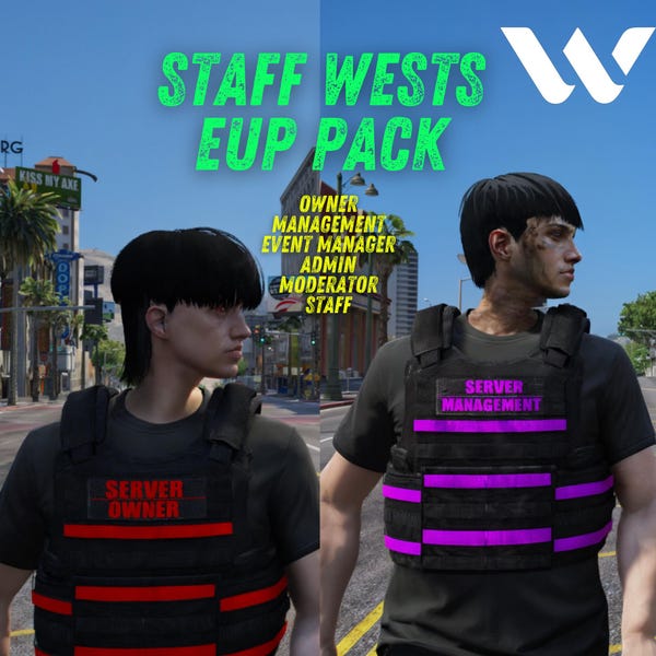 Staff Vest Fivem - Etsy