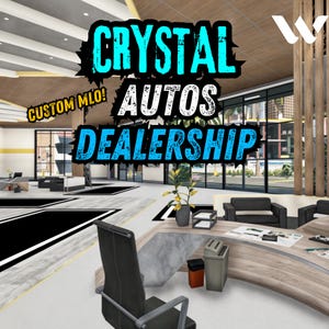 Crystal Autos Autohaus | Fivem l MLO | Geschäft Shop | Fivem Mods l Rollenspiel l Custom KARTE