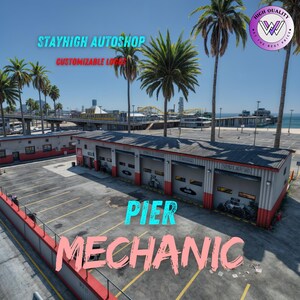 Pier Mechanic: AutoShop / Fivem l MLO l Gioco di ruolo / Ottimizzato / Mod / Alta qualità