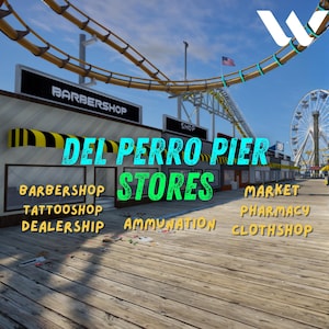 Commerces : Jetée Del Perro | Fivem l MLO l Roleplay l Business Store