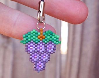 Made to Order: Grape Phone Charm/Zipper Pull/Keychain