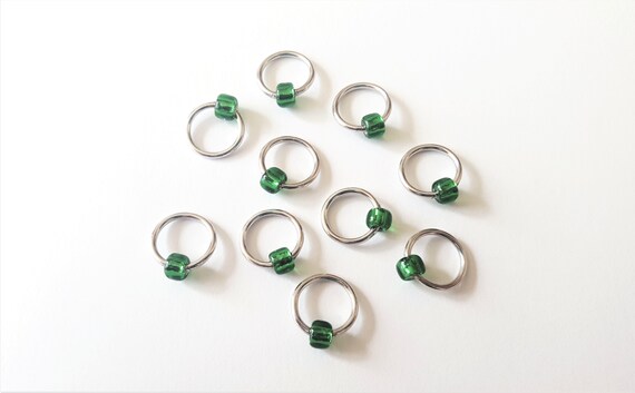 Green Round O Ring Snag Free Stitch Markers For Knitting Progress Keepers Knitting Supplies Fits Up To Us Size 9 Needle Green Round O Ring Snag Free Stitch Markers For Knitting Progress Keepers Knitting Supplies Fits Up To Us Size 9 Needle