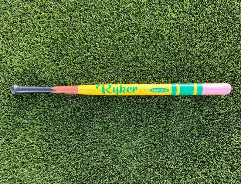 Pencil CUSTOM Wiffle Ball Bat Add Your Name Etsy