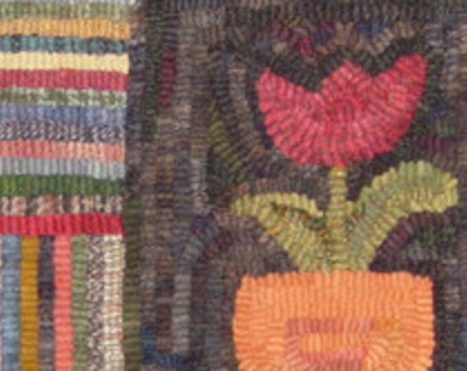Scrappy Tulip Runner Rug Hooking Pattern or Kit - Etsy