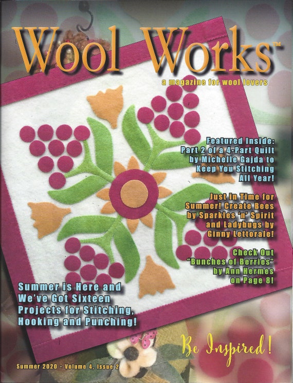 Wool Works Magazine Summer 2020 Issue  Etsy