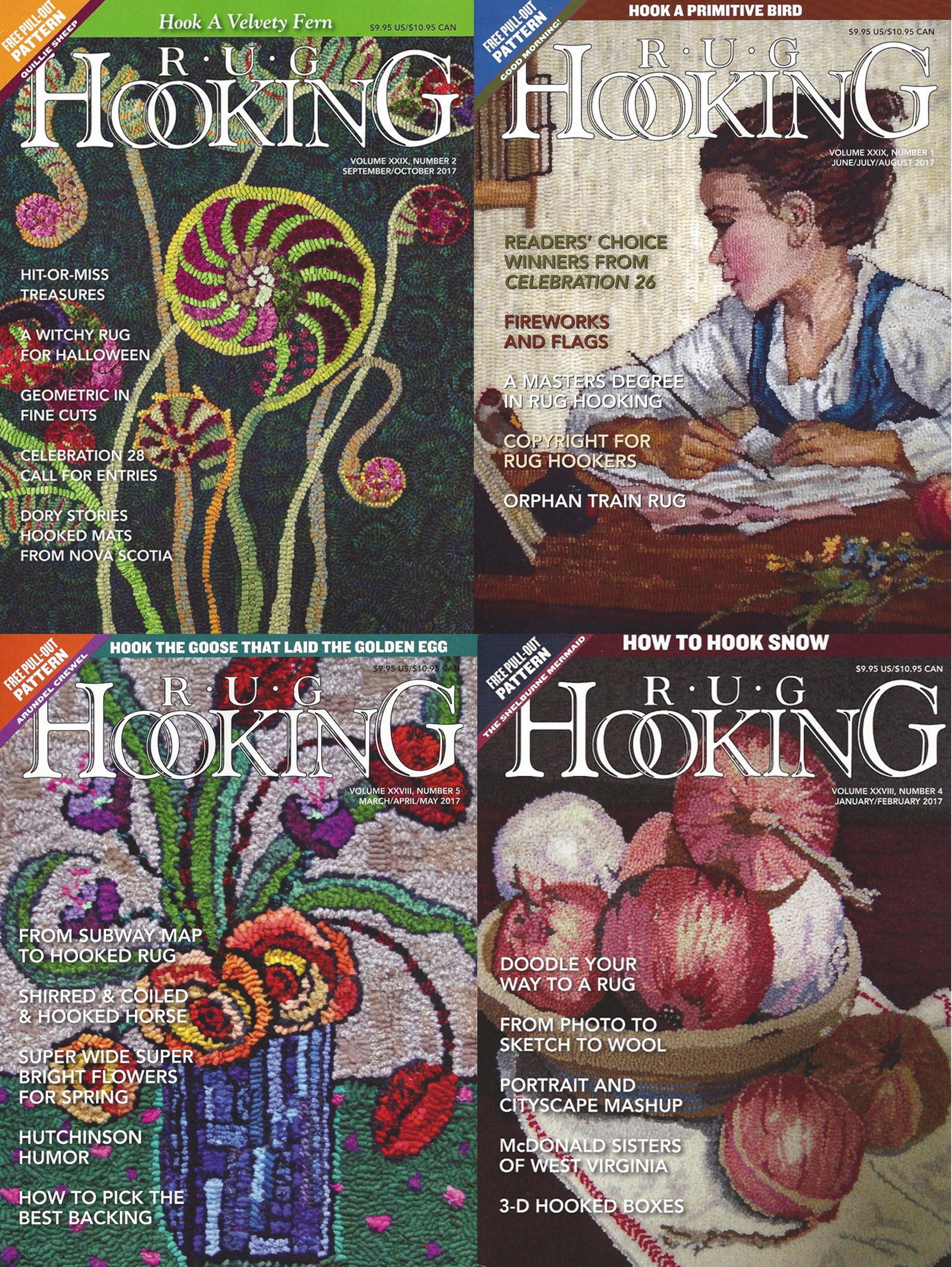 Rug Hooking Magazine Current and Back Issues Etsy