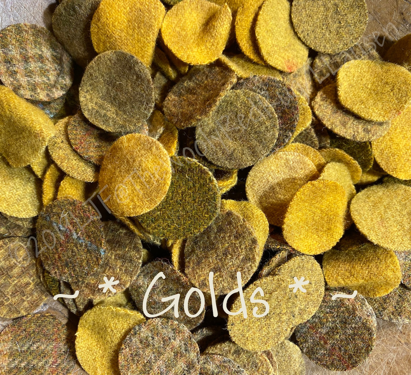 Precut Wool Pennies 1 Inch Etsy