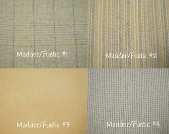 MADDER-FUSTIC ~ YELLOW ~ Fat Quarter ~ Naturally – Hand – Plant Dyed Wool