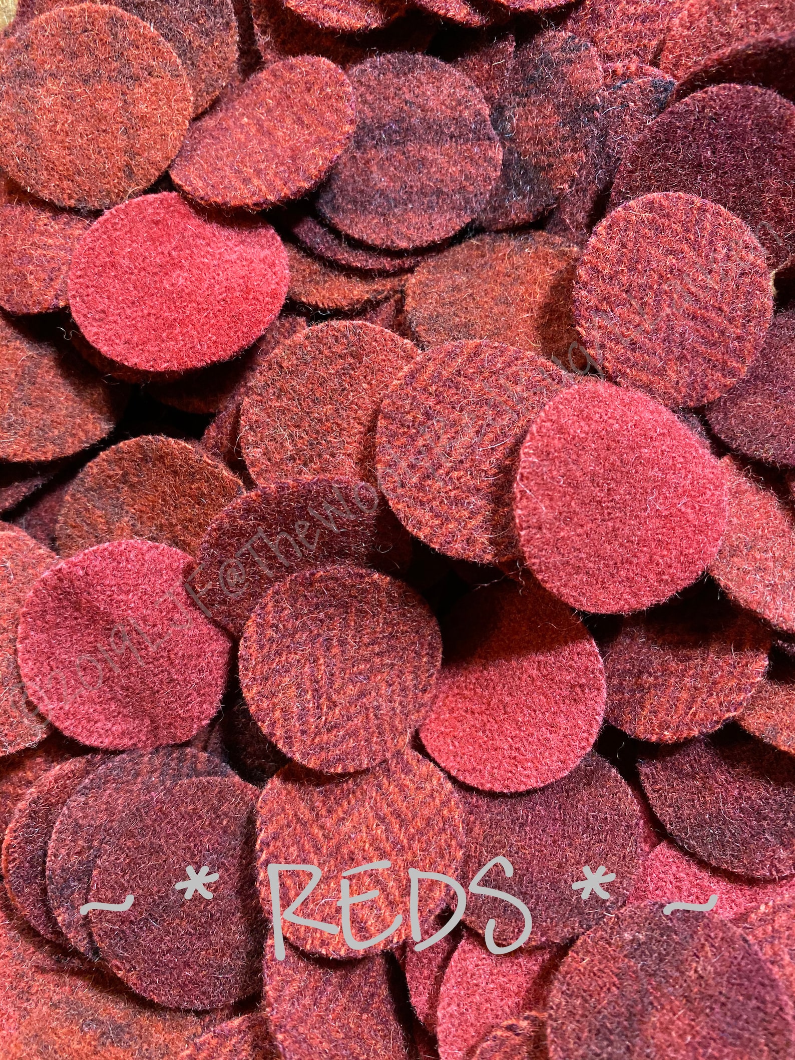 Precut Wool Pennies 1 Inch Etsy