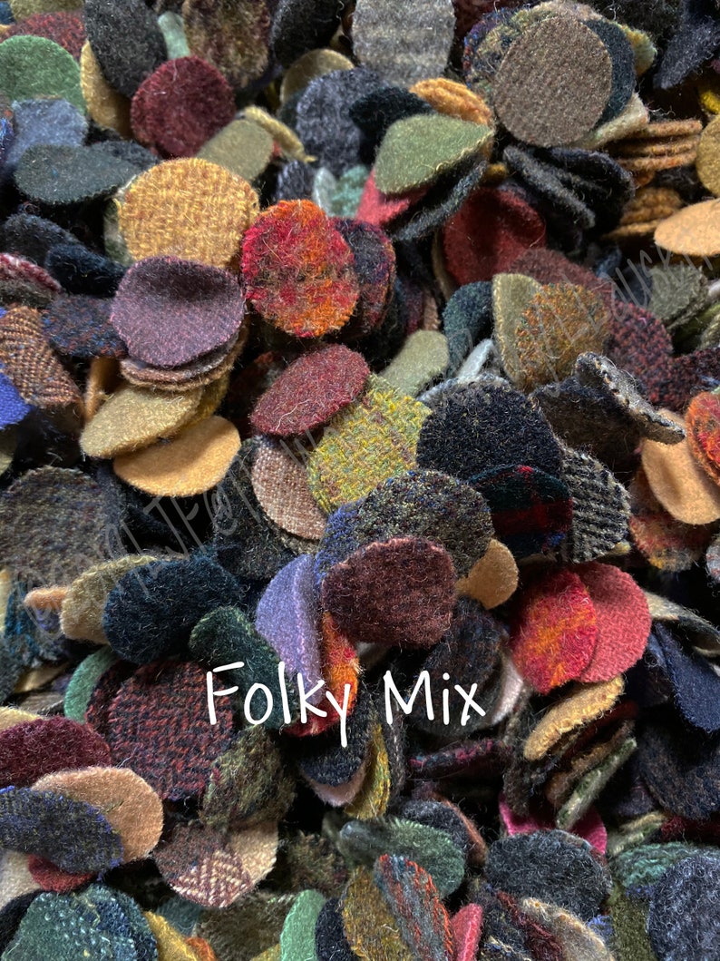 Pre-Cut Wool Pennies 1 inch