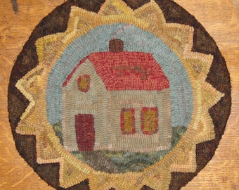 Anna's House Chair Rug Hooking Pattern